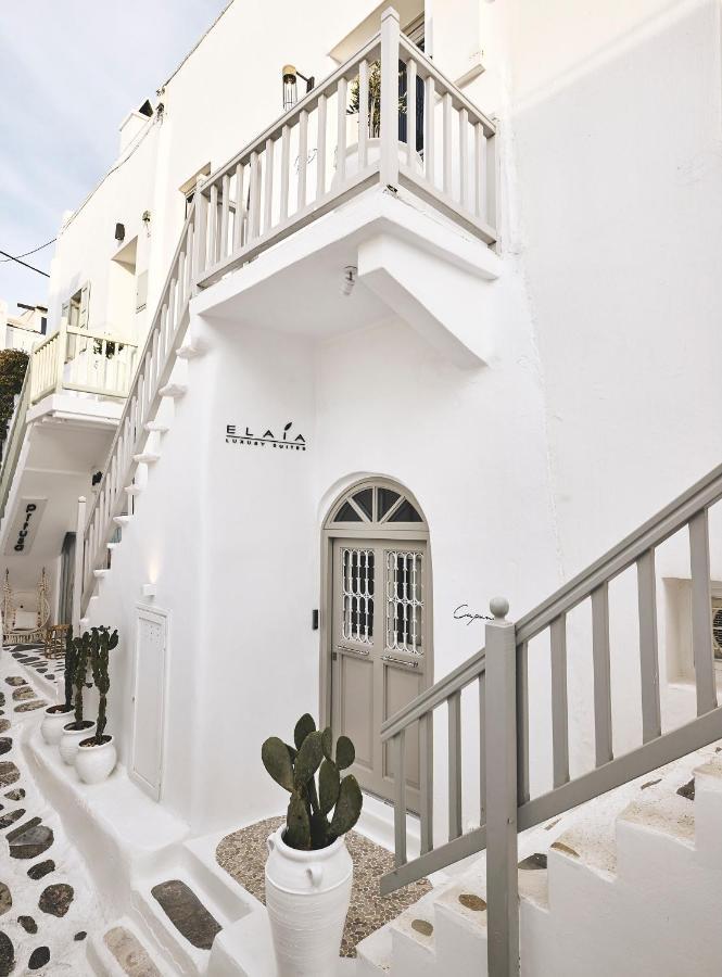 Elaia Luxury Suites Mykonos Mykonos Town Luaran gambar