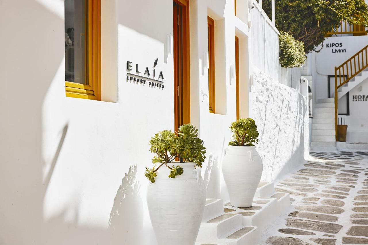 Elaia Luxury Suites Mykonos Mykonos Town Luaran gambar