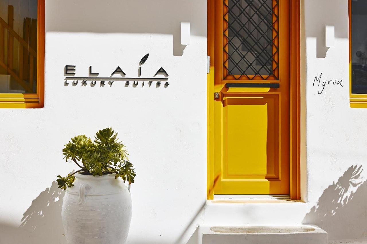 Elaia Luxury Suites Mykonos Mykonos Town Luaran gambar