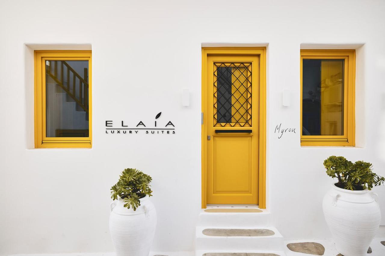 Elaia Luxury Suites Mykonos Mykonos Town Luaran gambar