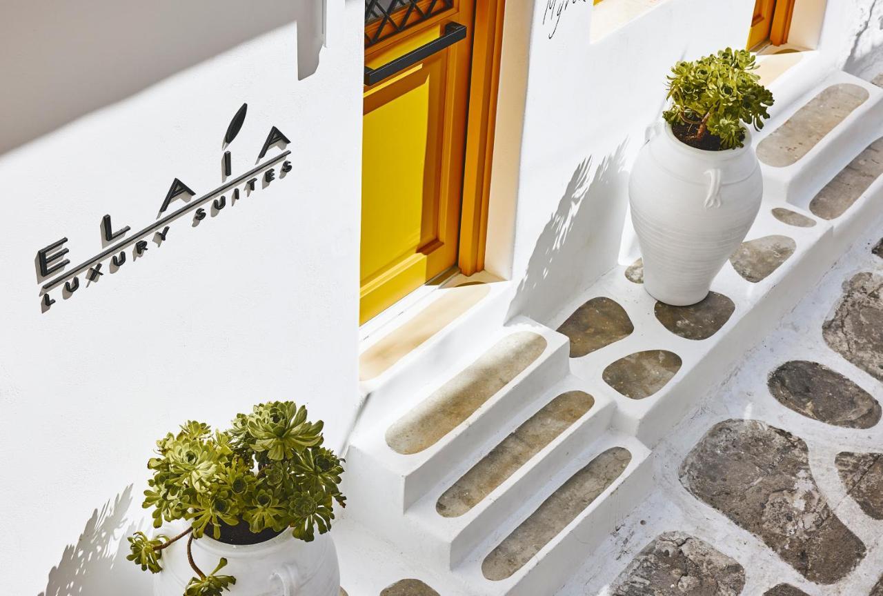 Elaia Luxury Suites Mykonos Mykonos Town Luaran gambar