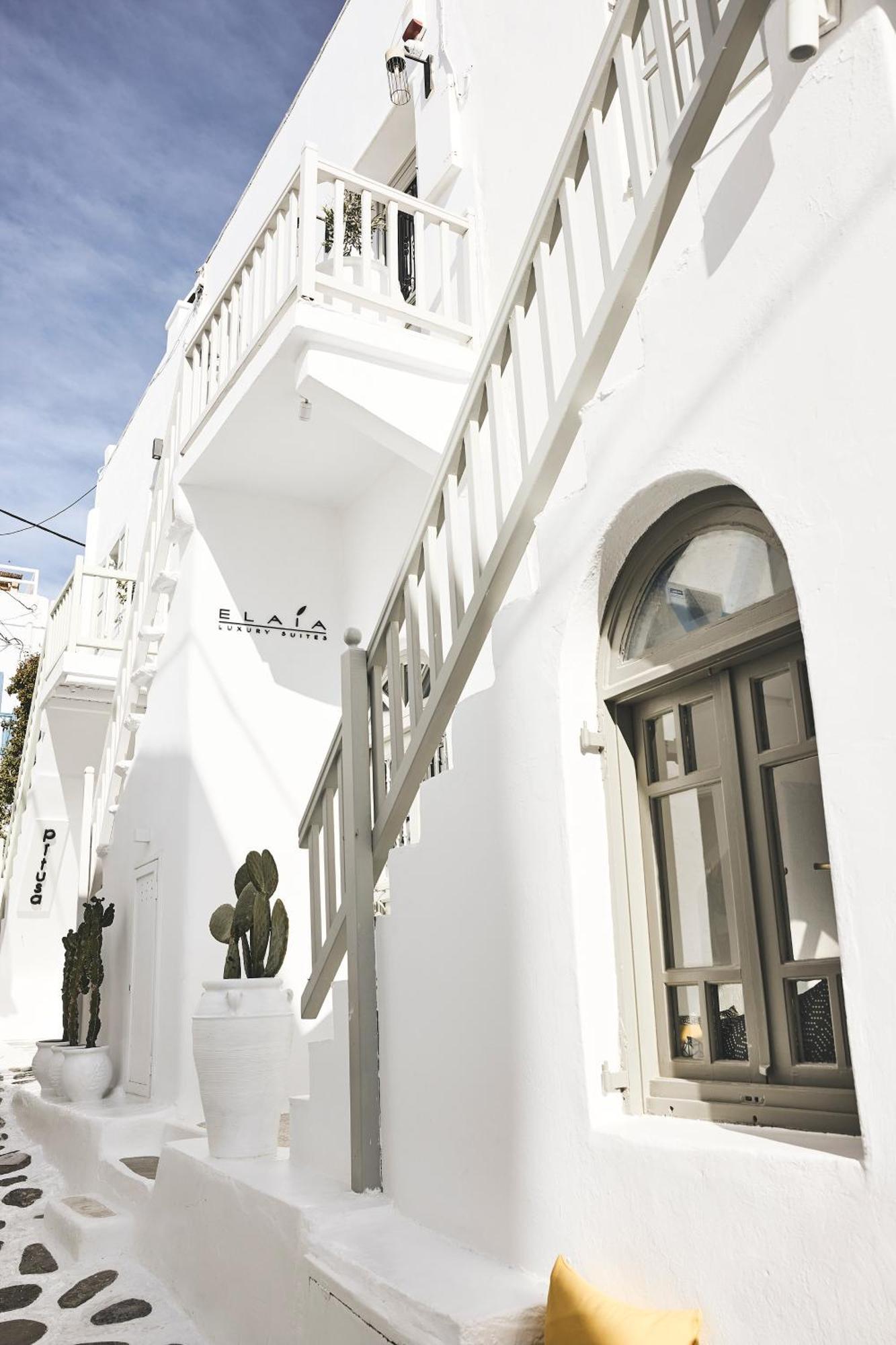 Elaia Luxury Suites Mykonos Mykonos Town Luaran gambar