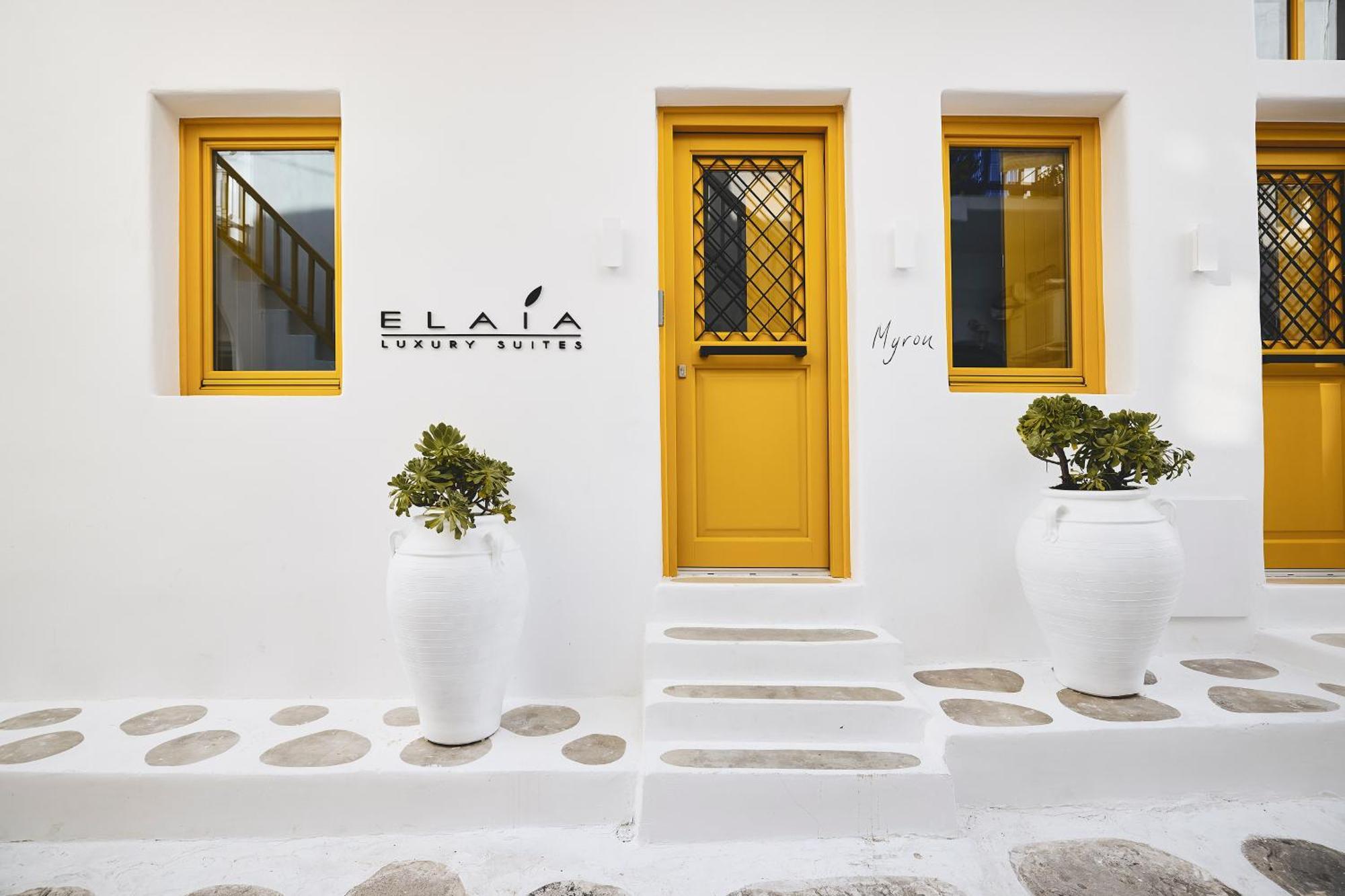 Elaia Luxury Suites Mykonos Mykonos Town Luaran gambar