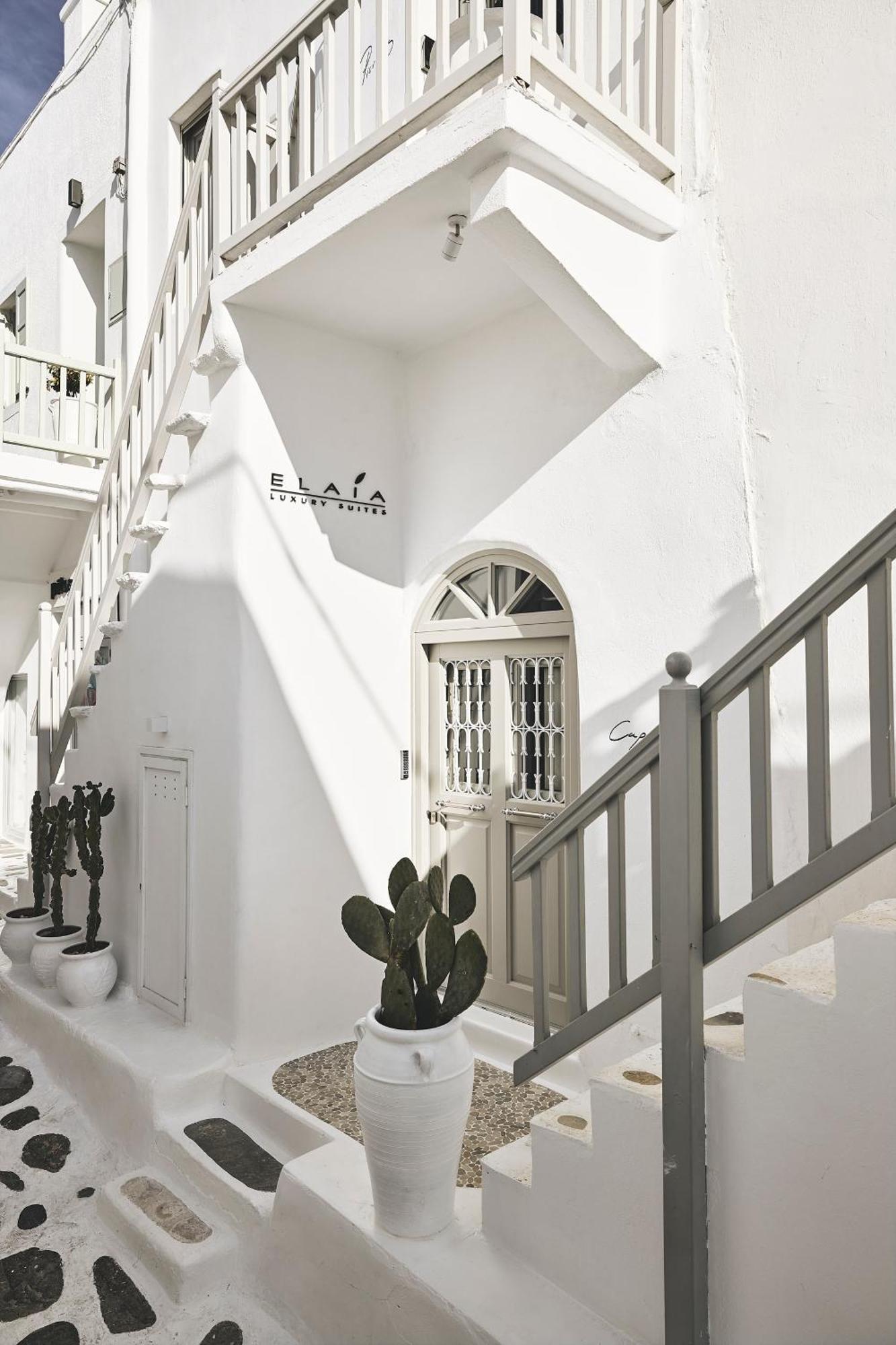 Elaia Luxury Suites Mykonos Mykonos Town Luaran gambar